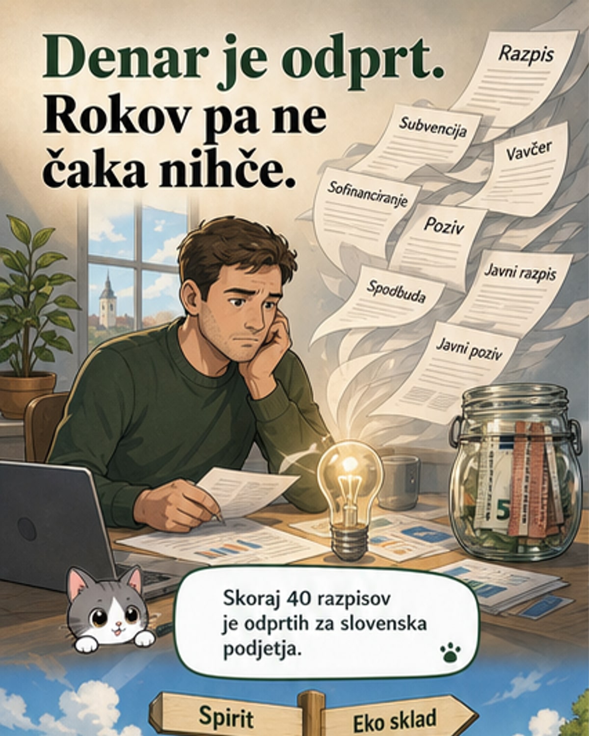 Kje lahko podjetja najdejo denar