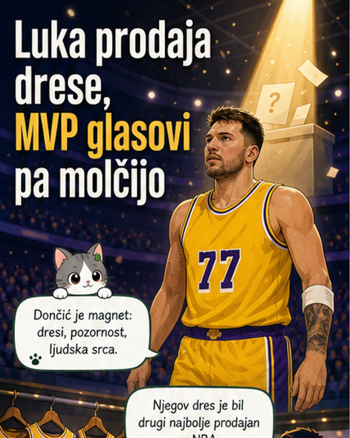 Luka Dončić brez priznanja