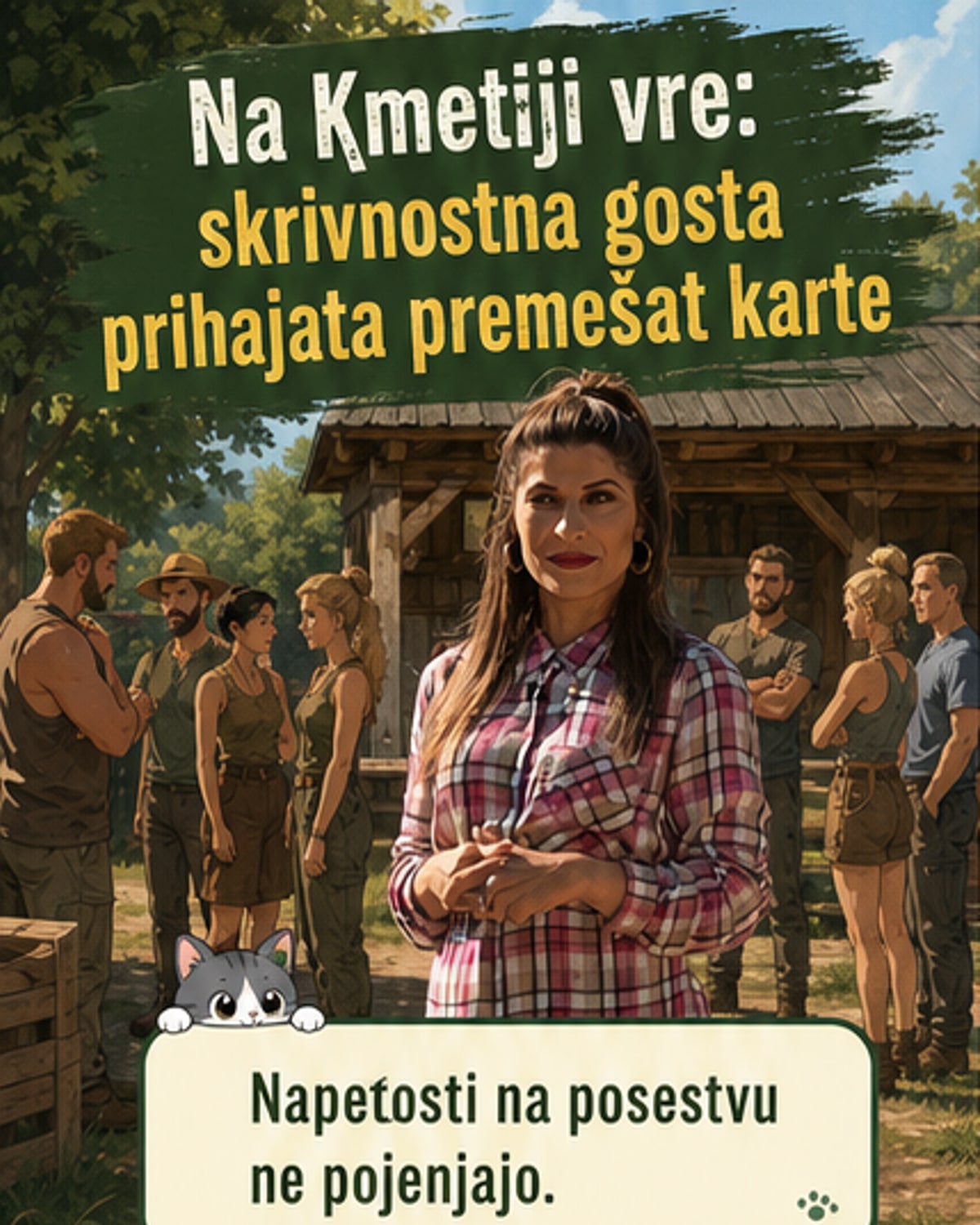 Dva skrivnostna gosta pretreseta Kmetijo