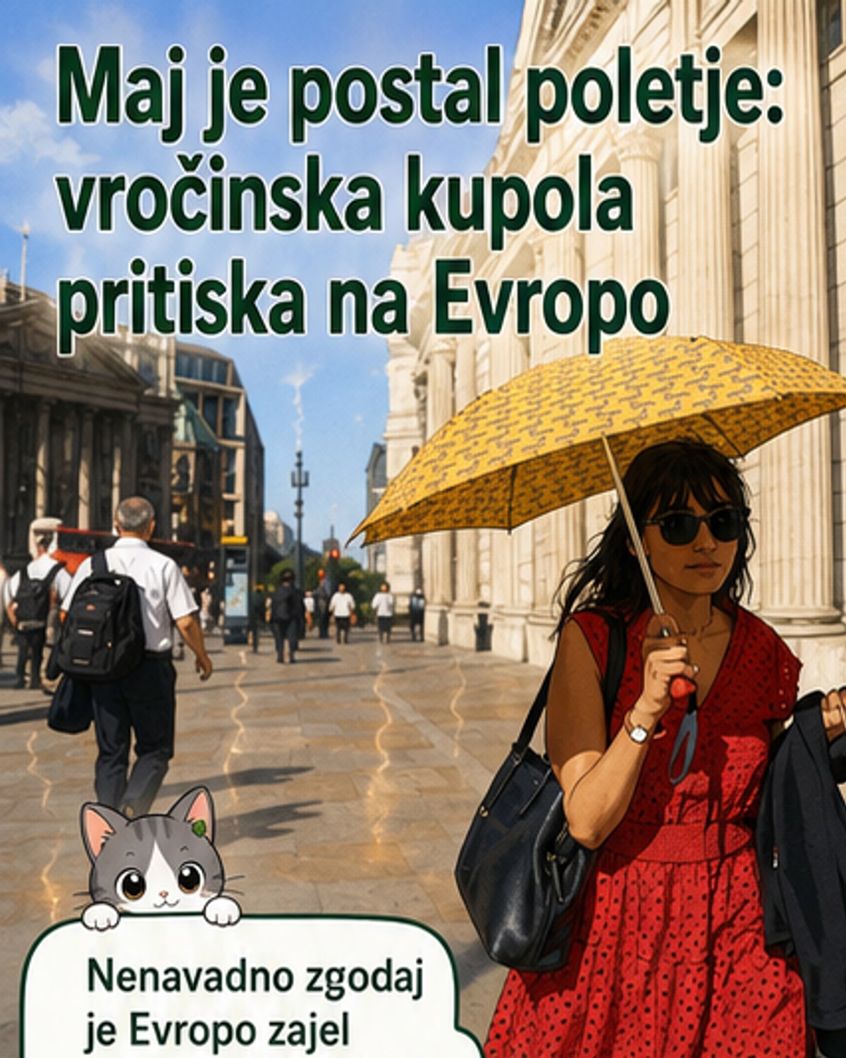 Rekordne majske temperature v Evropi