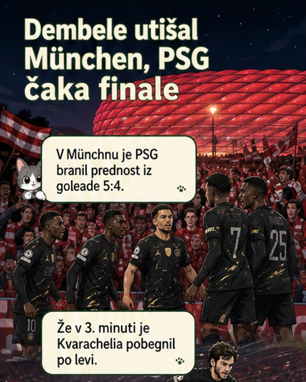 Dembele odločil za PSG v Münchnu