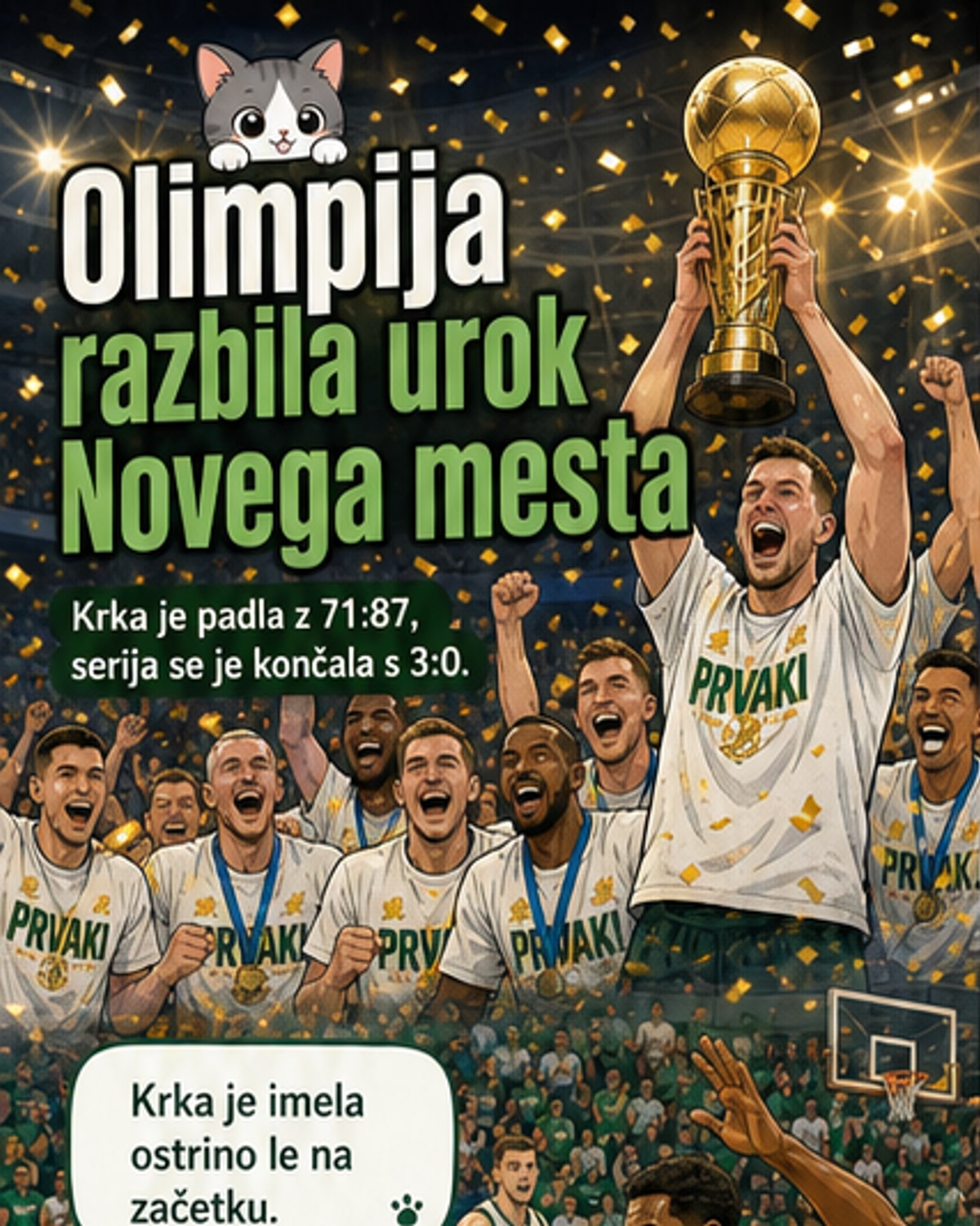 Olimpija razblinila urok