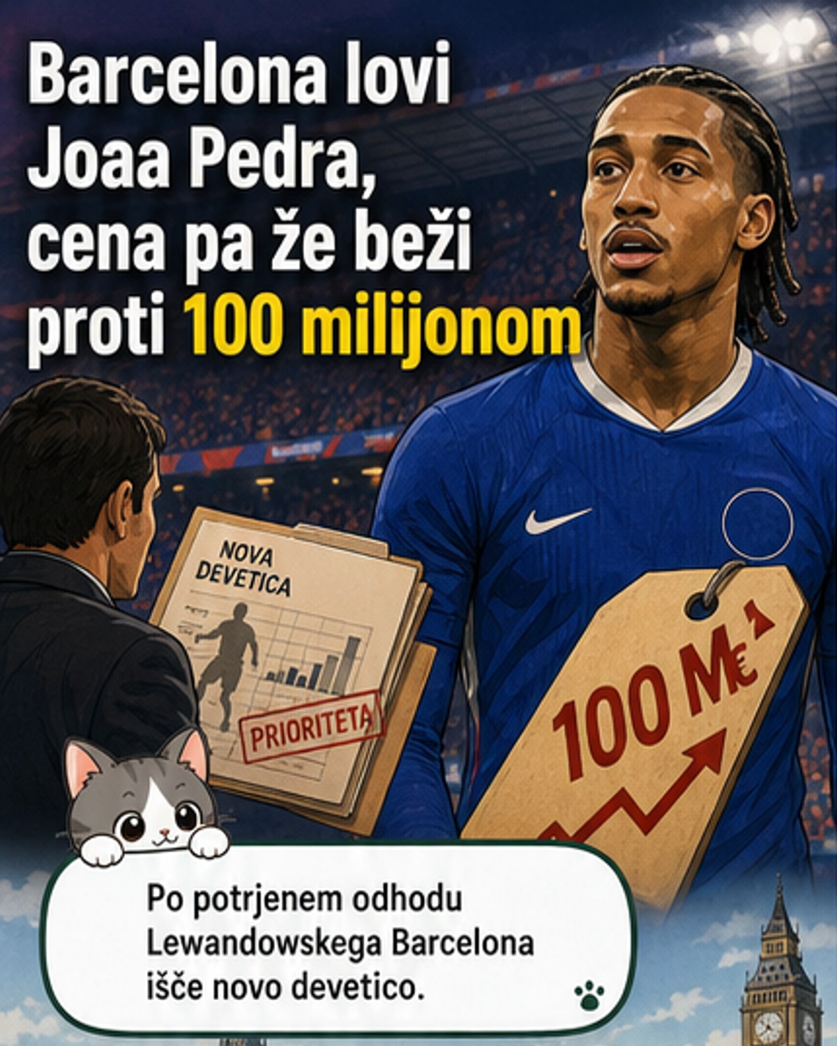 Barcelona išče novega zvezdnika
