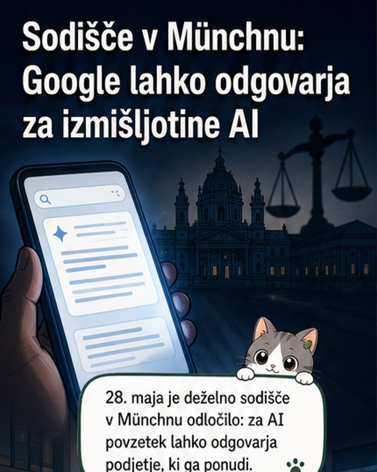 Nemčija: Google odgovoren za lažne AI povzetke