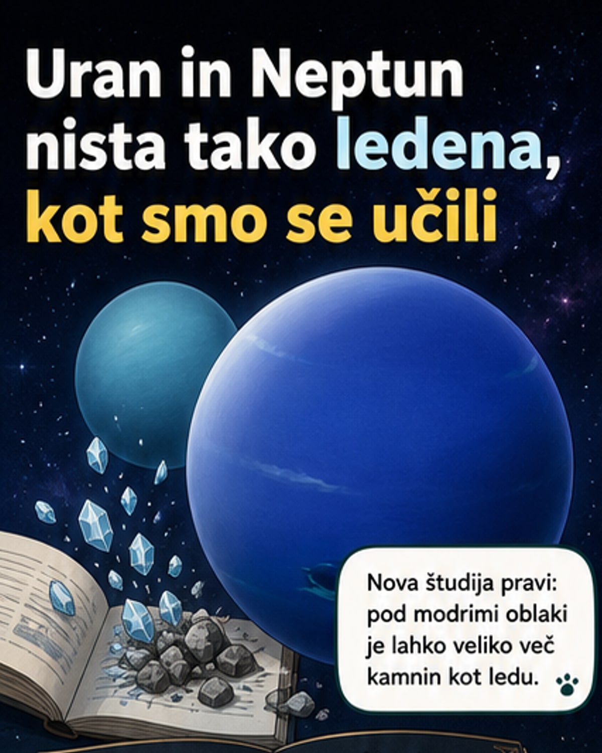 Uran in Neptun nista ledena velikana