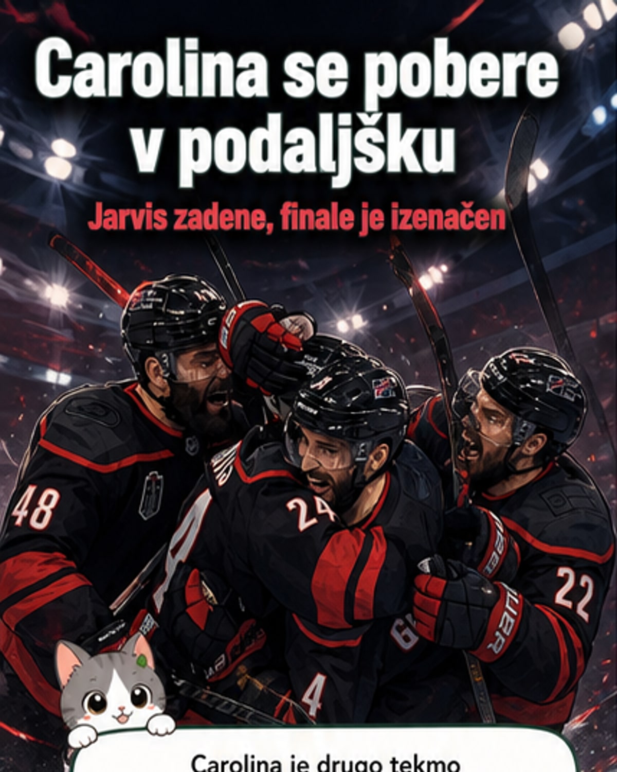 Carolina izenačila finalno serijo