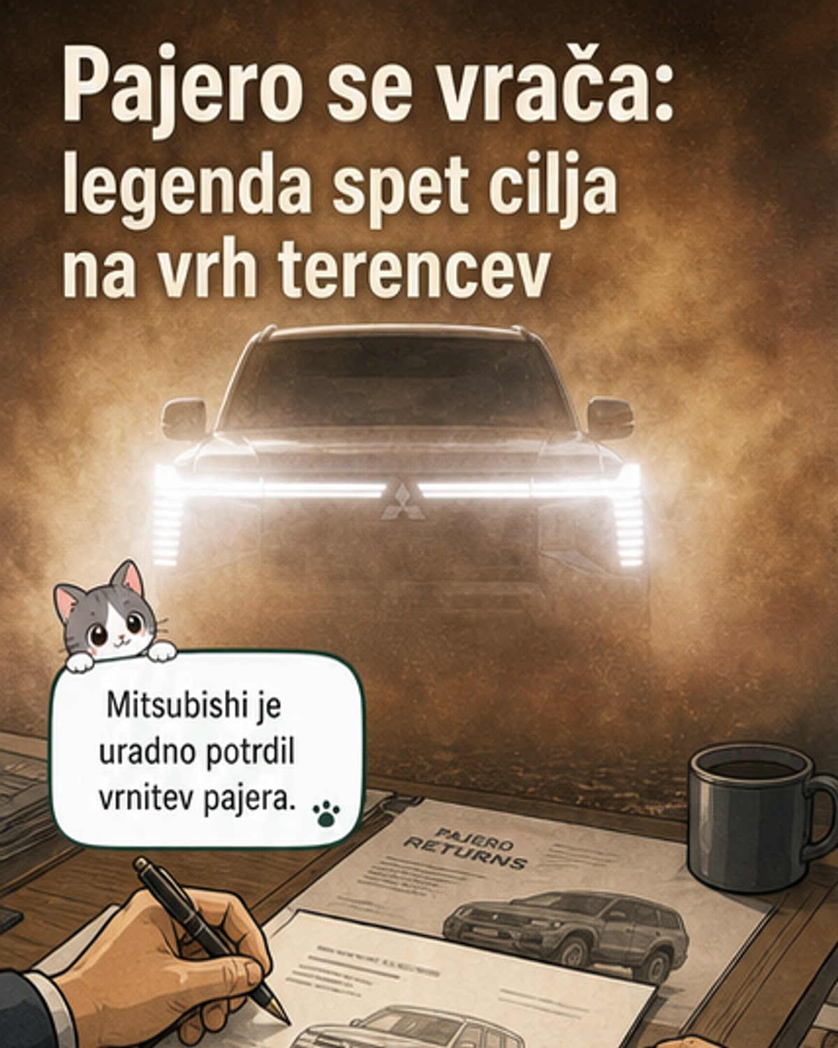 Uradno: vrača se legendarni Pajero