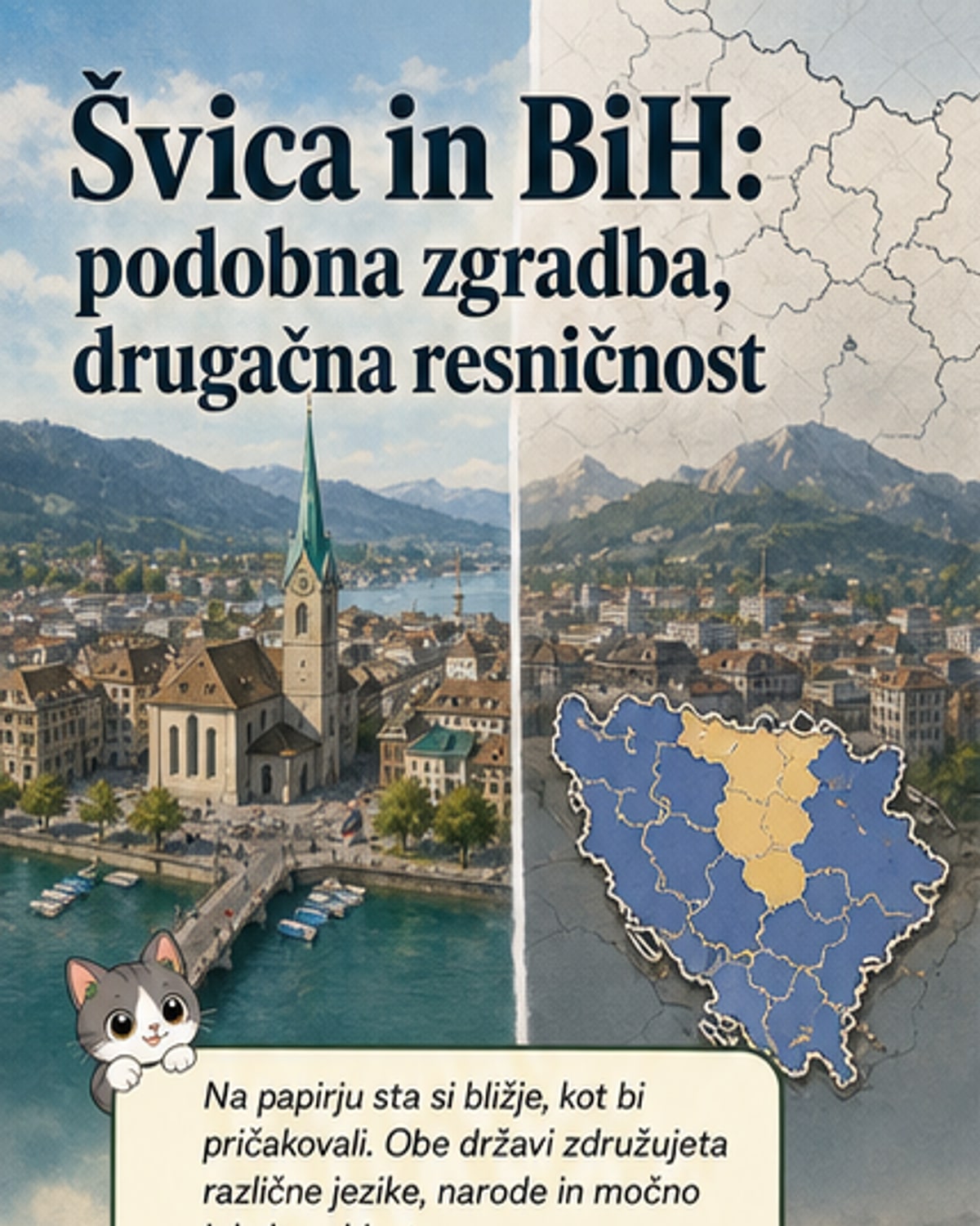 Zakaj sta si Švica in BiH podobni?