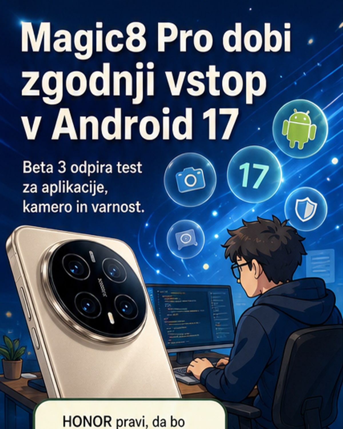 HONOR Magic8 Pro dobi Android 17