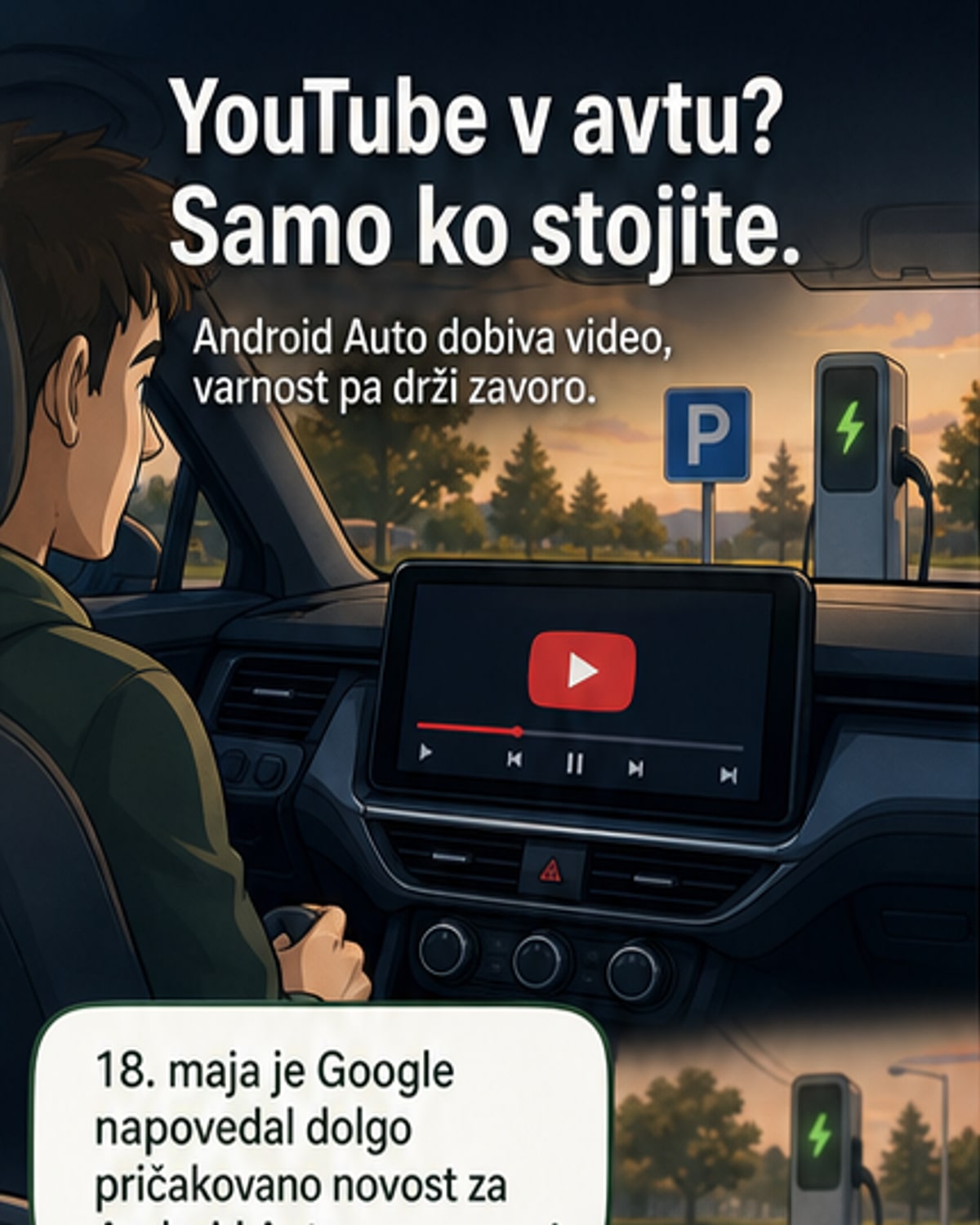 YouTube zdaj deluje v avtomobilu