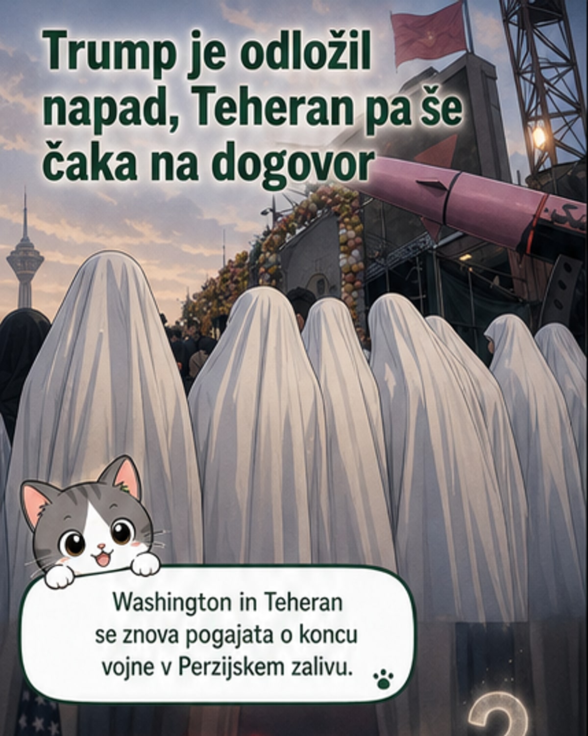 Washington in Teheran med vojno in dogovorom