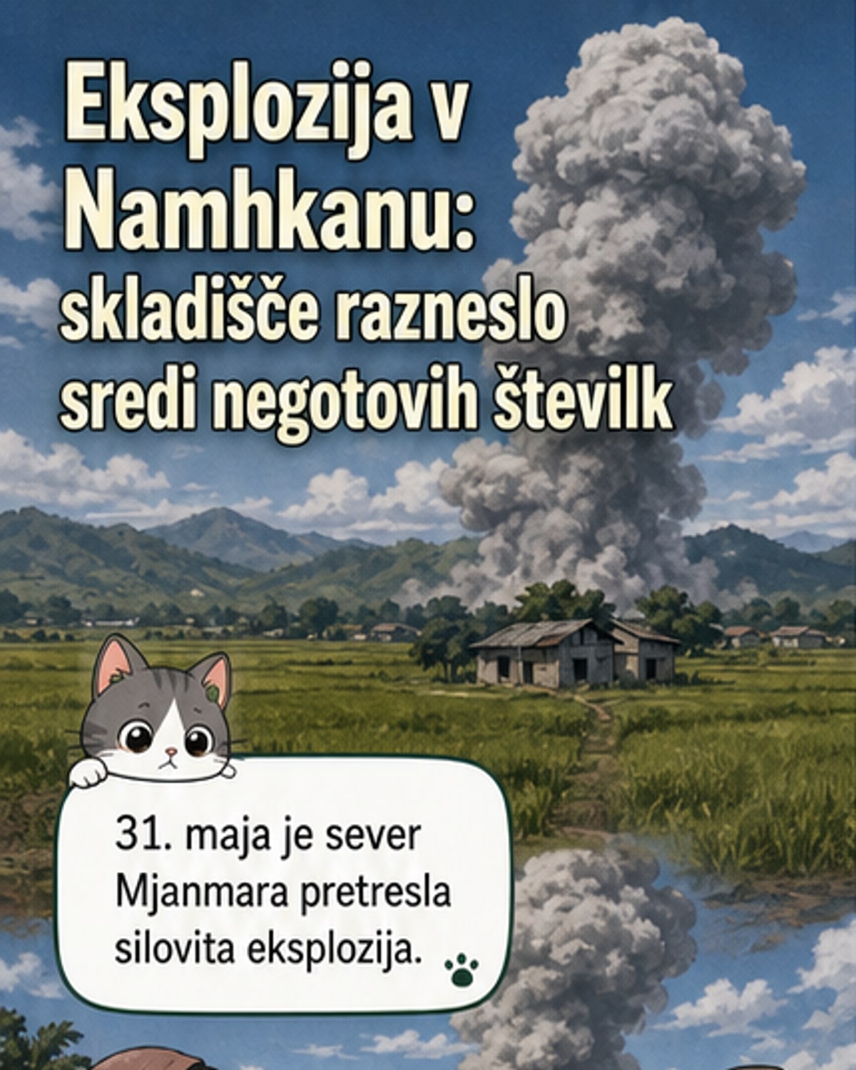 Eksplozija v Mjanmaru: desetine mrtvih