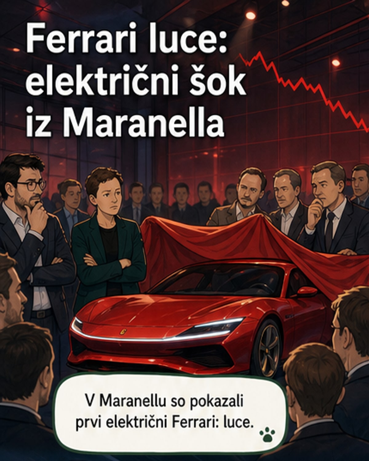 Ferrarijev električni luce razočaral vlagatelje