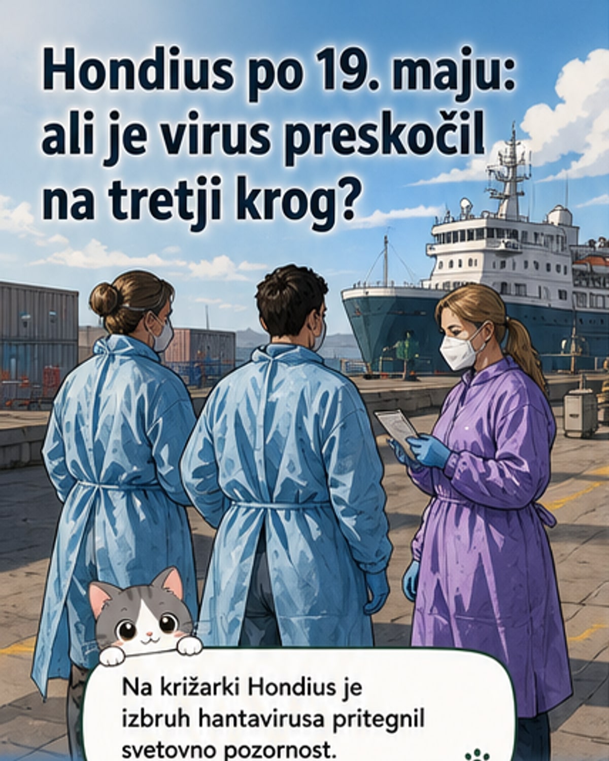 Hantavirus na križarki: prelom v pričakovanju?