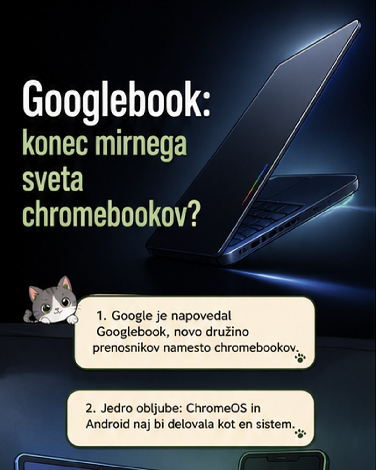 Google prihodnji teden predstavi Googlebook