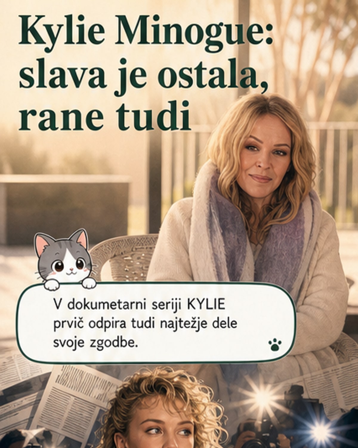Kylie Minogue o boju z rakom in ljubezni