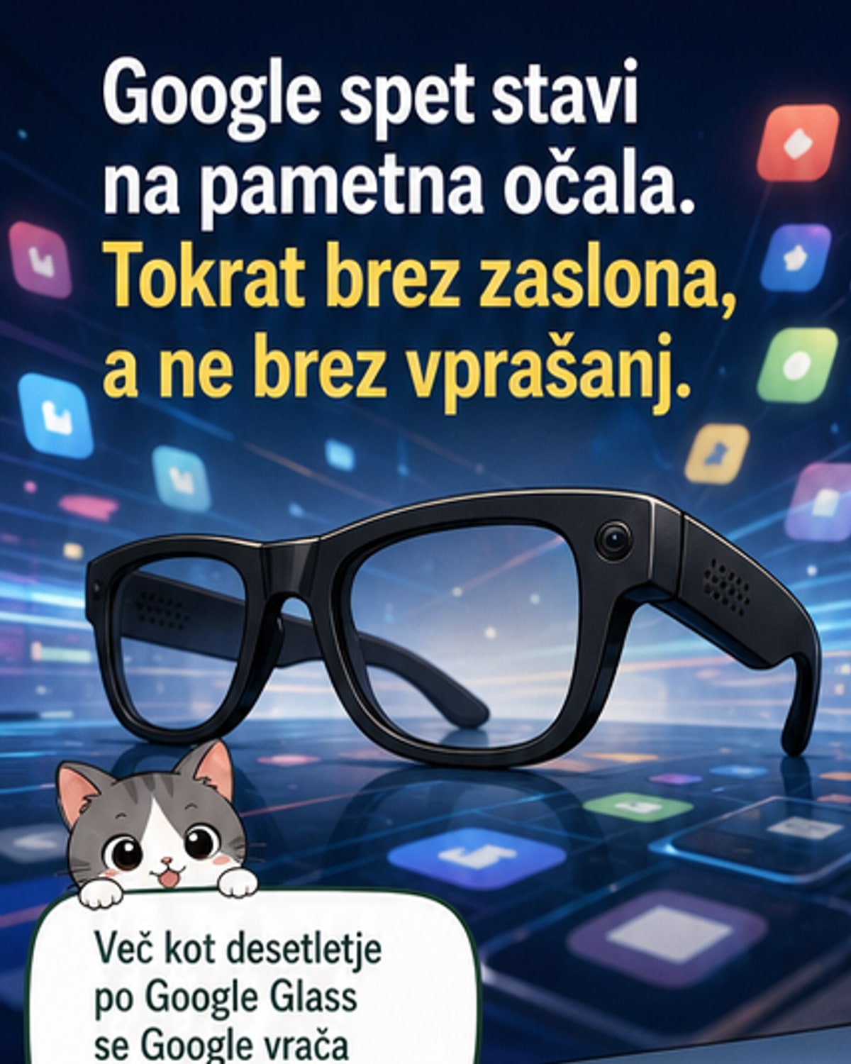 Google se vrača s pametnimi očali