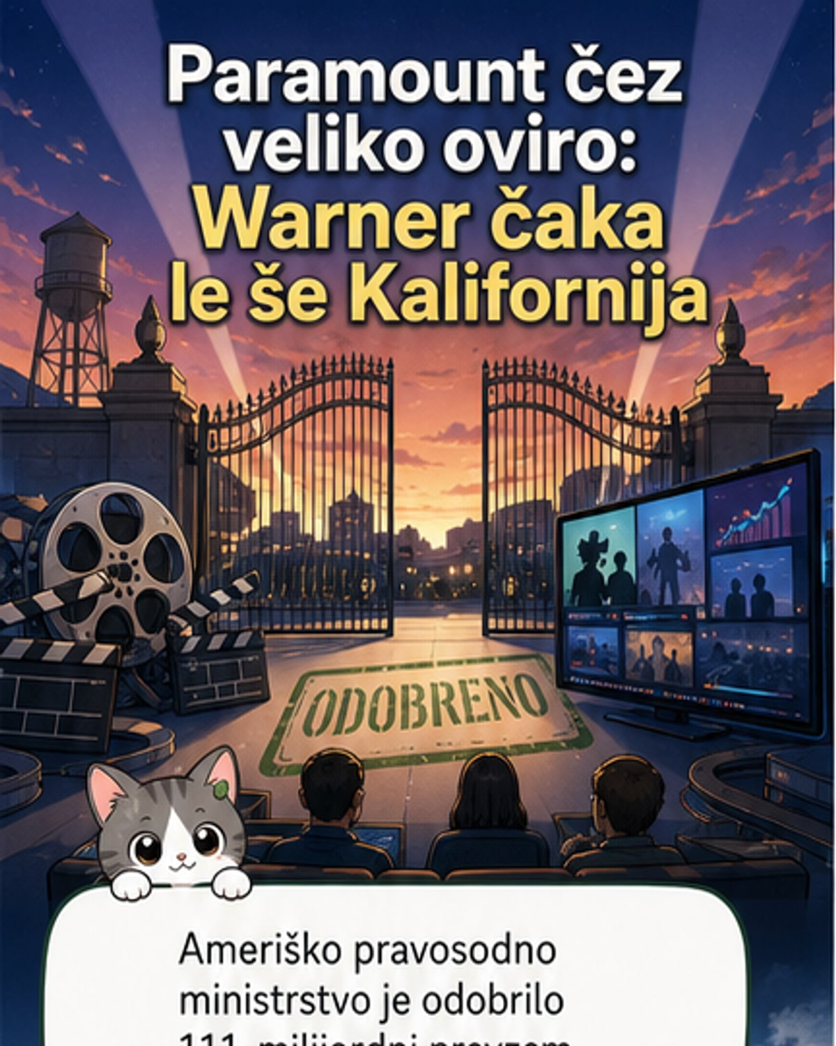 Paramount blizu prevzema Warnerja