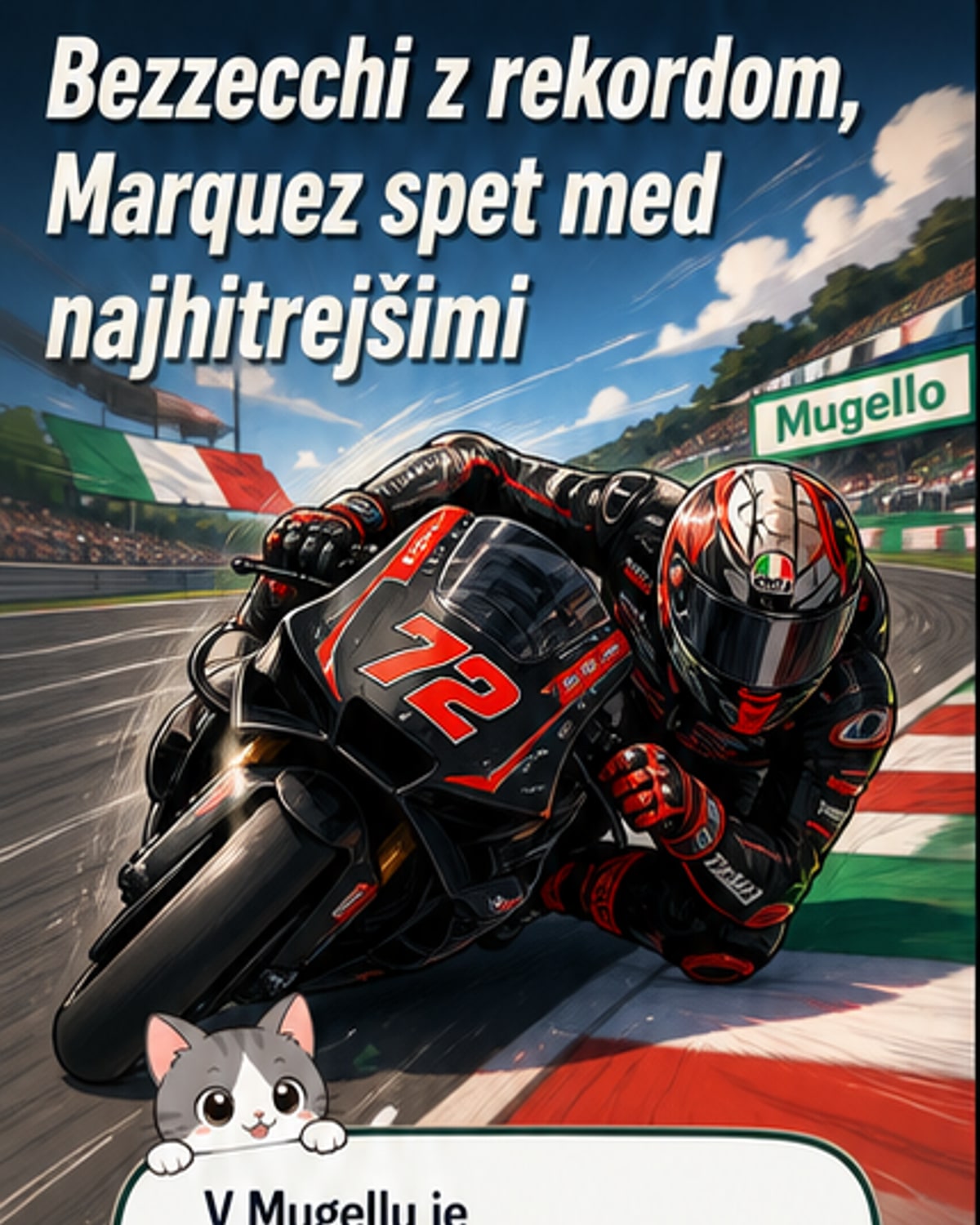 Bezzecchi postavil rekord v Mugellu