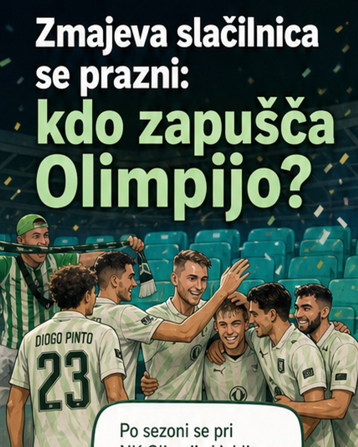Olimpija odpušča igralce in trenerja