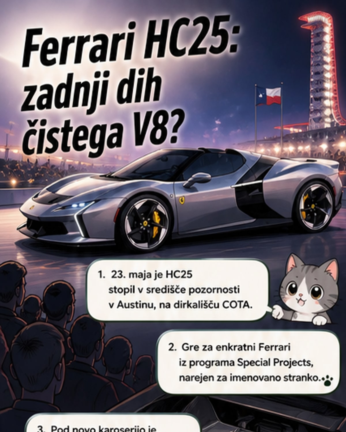 Ferrari HC25: Vrnitev čistega V8