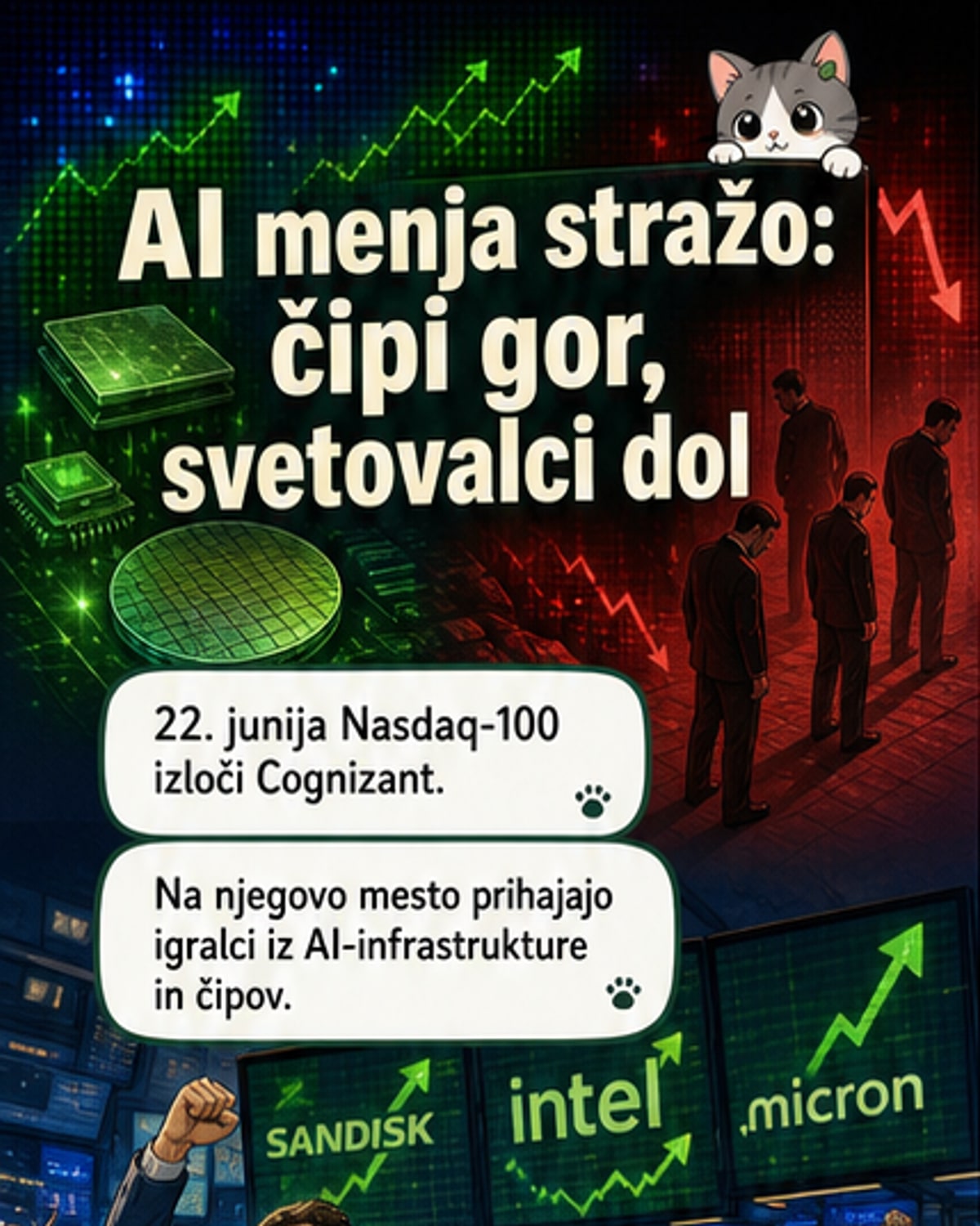 AI dviga čipe, ruši svetovalce