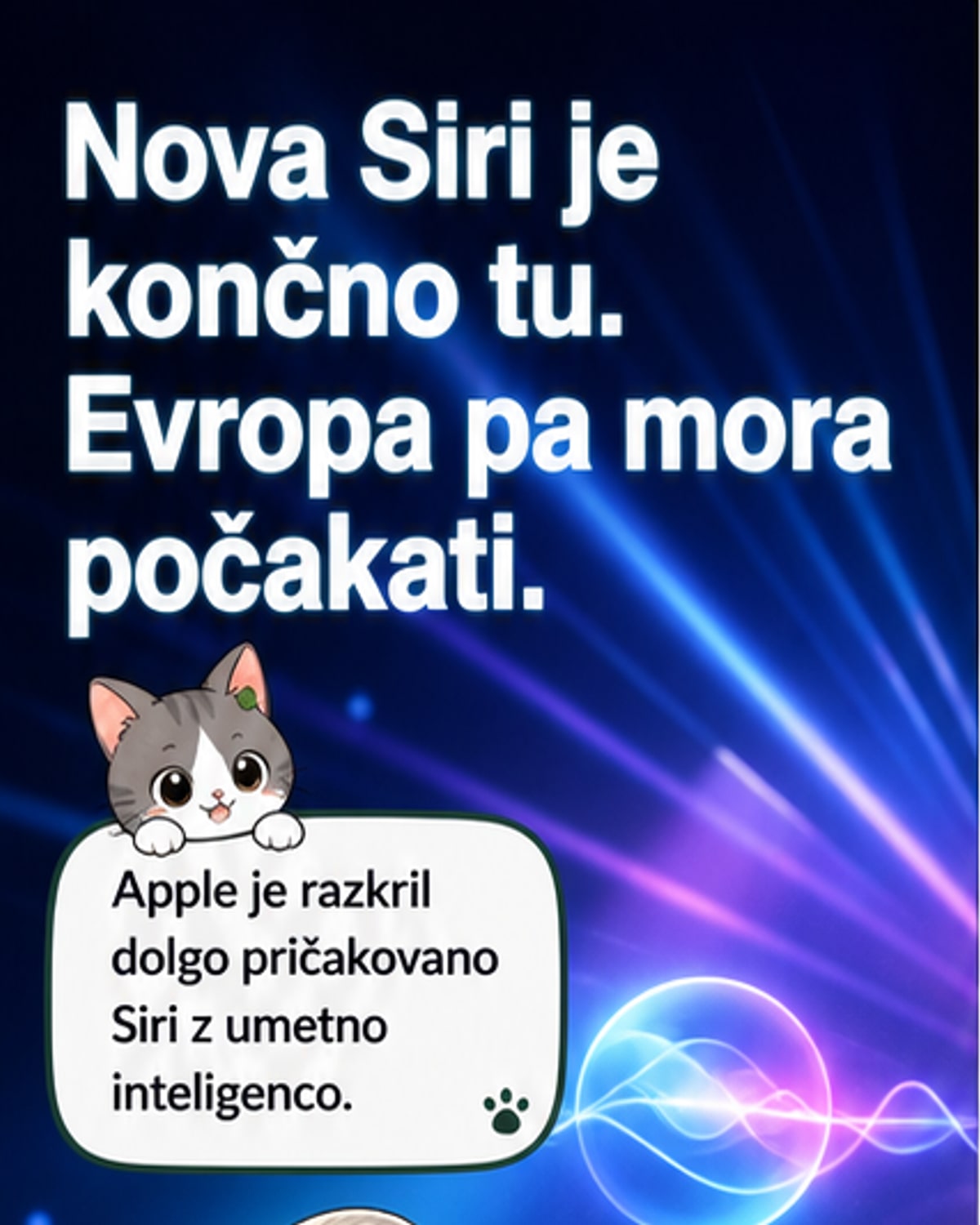 Apple razkril novo Siri z umetno inteligenco