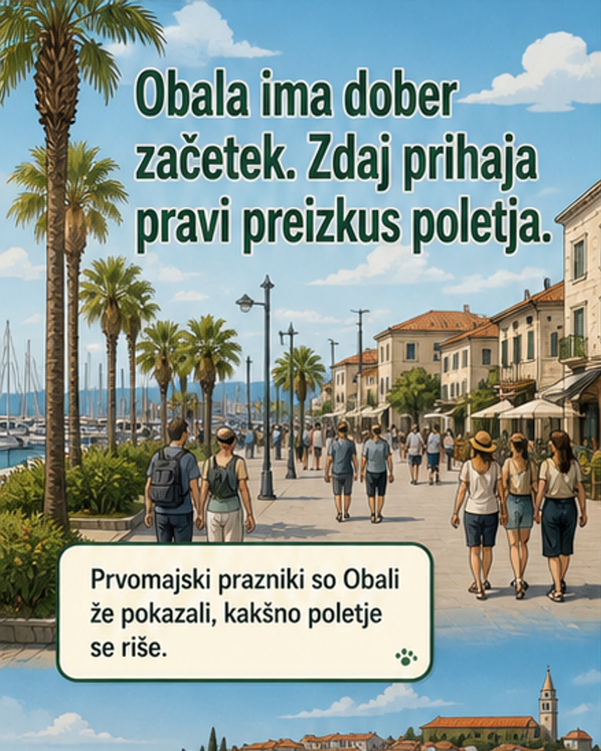 Turisti hvalijo: v Kopru ni McDonald'sa