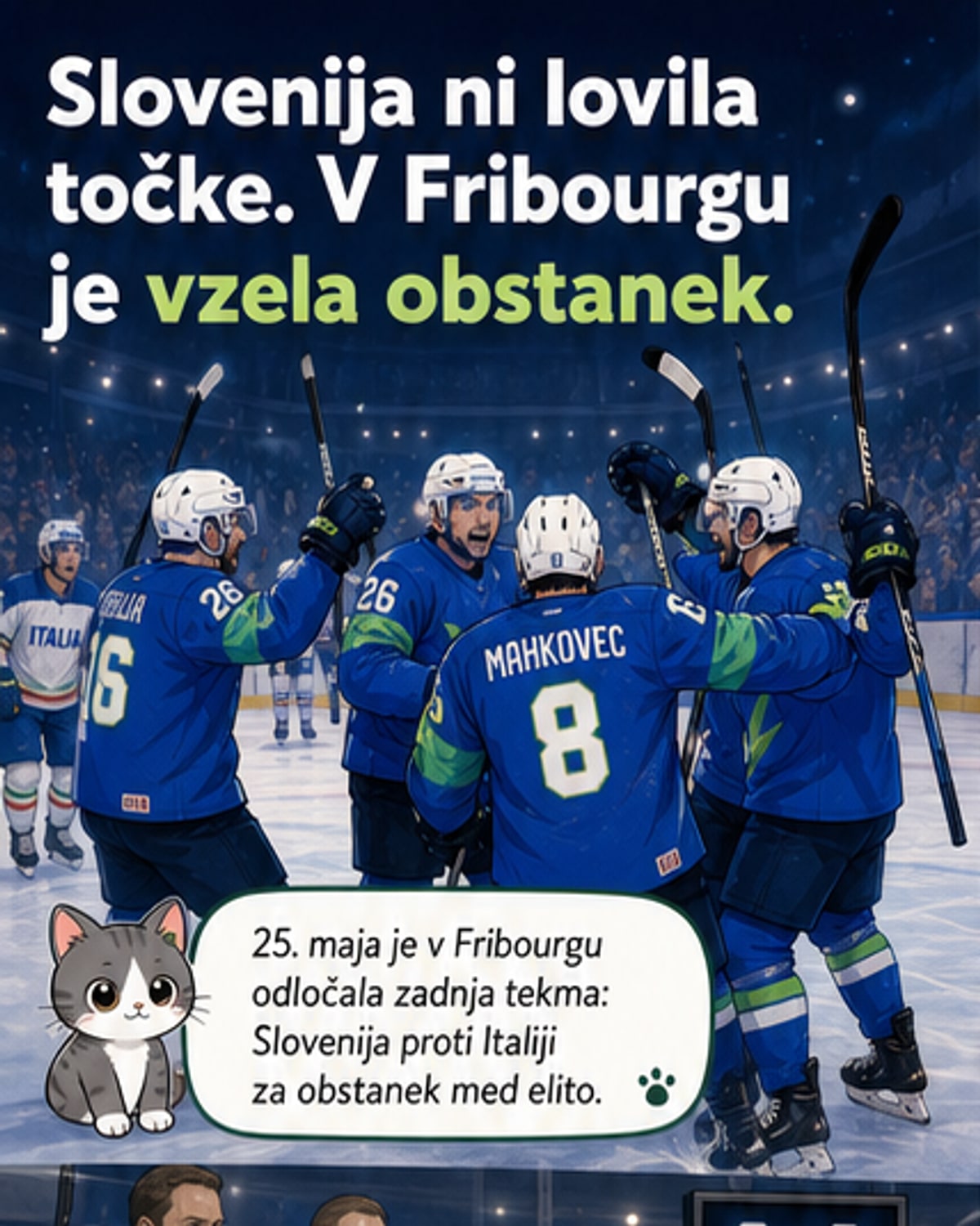 Slovenija ostala med elito