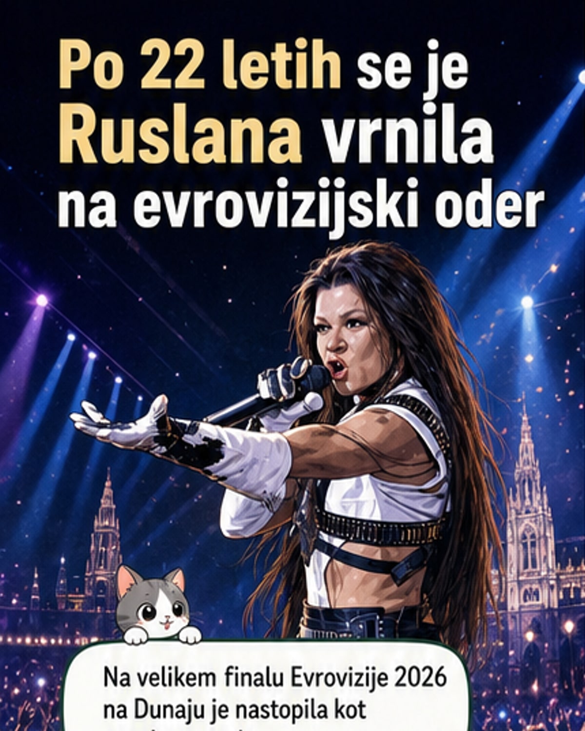 Legendarna Ruslana se vrnila na Evrovizijo