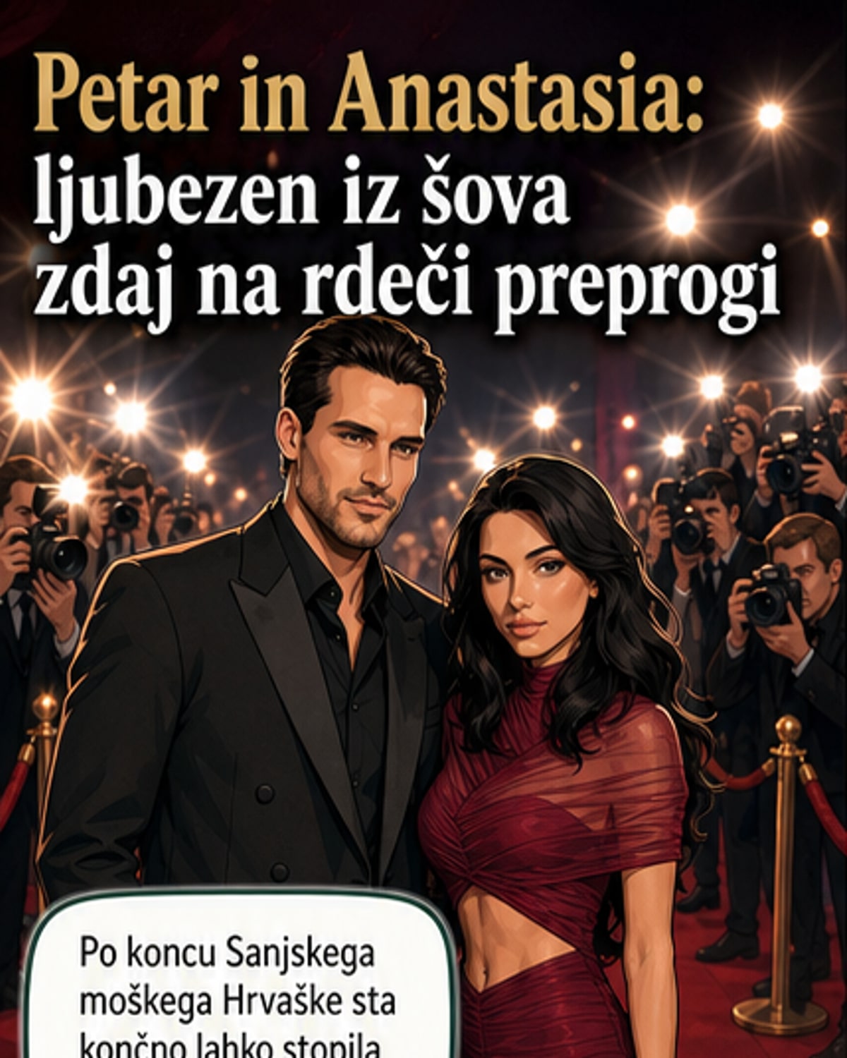 Petar in Anastasia na rdeči preprogi