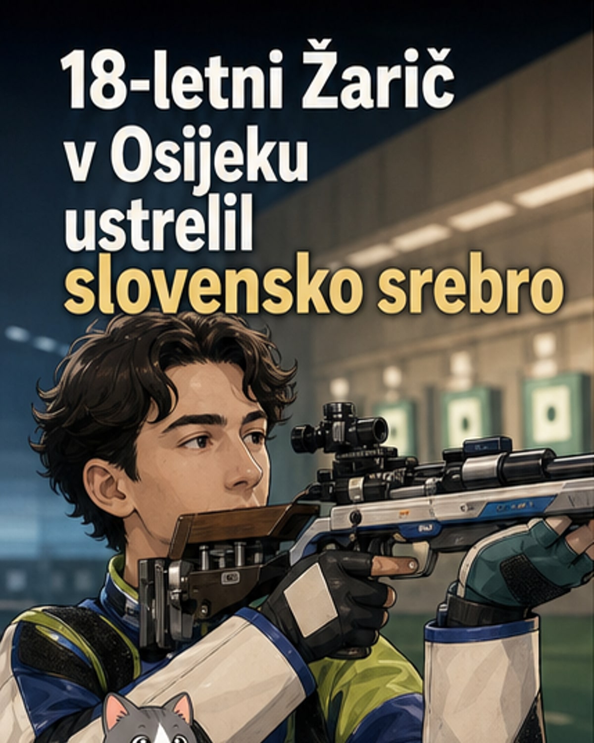 18-letni Žarič osvojil srebro na EP
