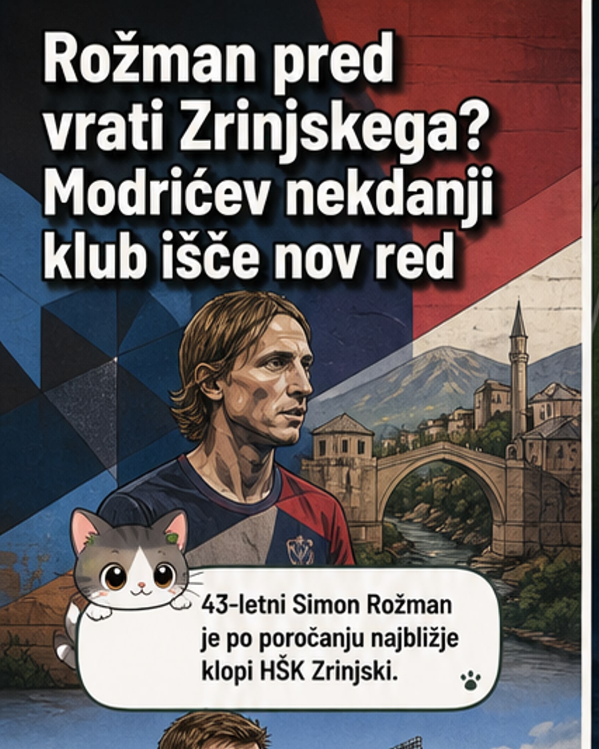Slovenec v kandidati za trenerja kluba Luke Modrića