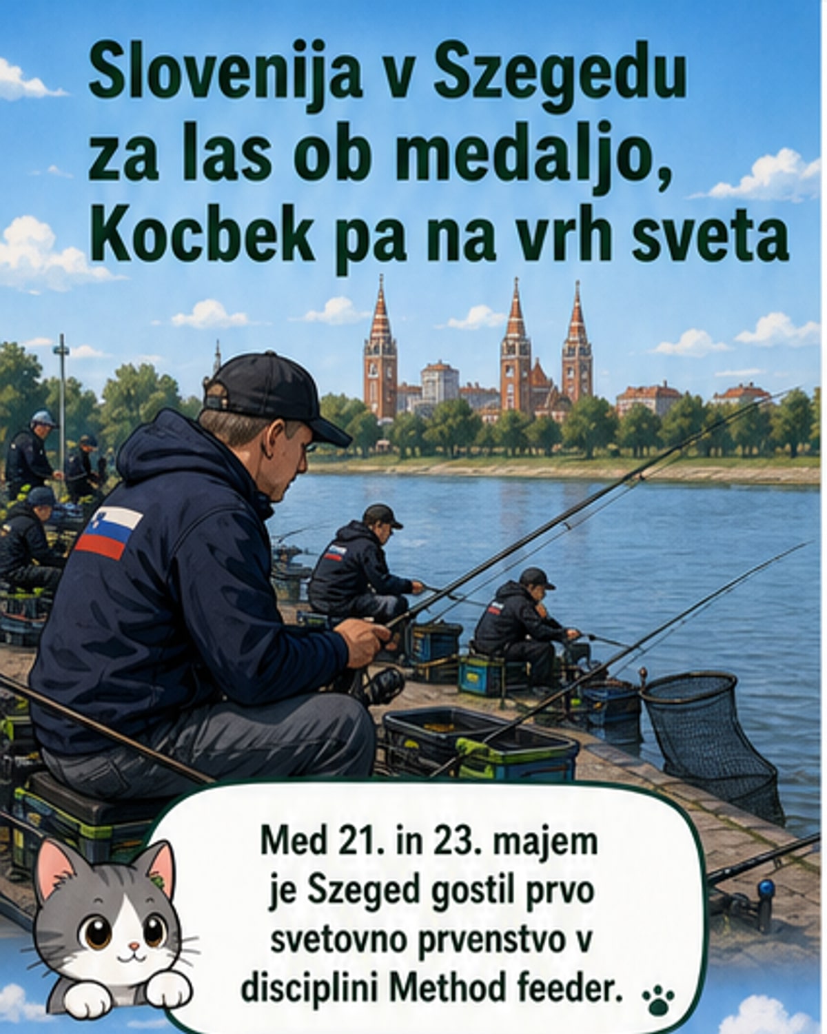 Slovenija blizu medalje na svetovnem prvenstvu v ribolovu