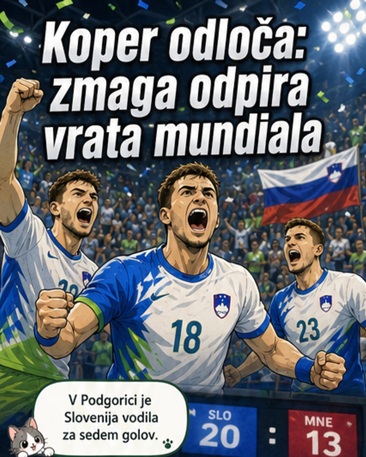 Rokometna tekma za biti ali ne biti