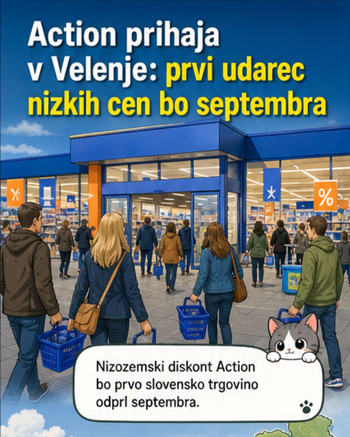 V Slovenijo vstopa diskont Action