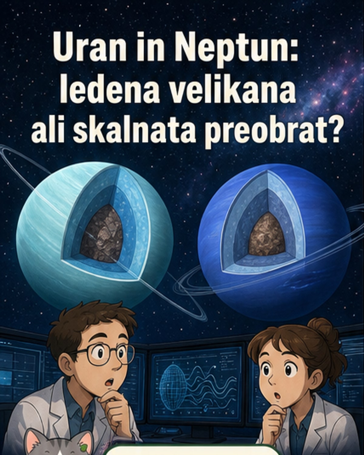 Uran in Neptun nista ledena velikana?