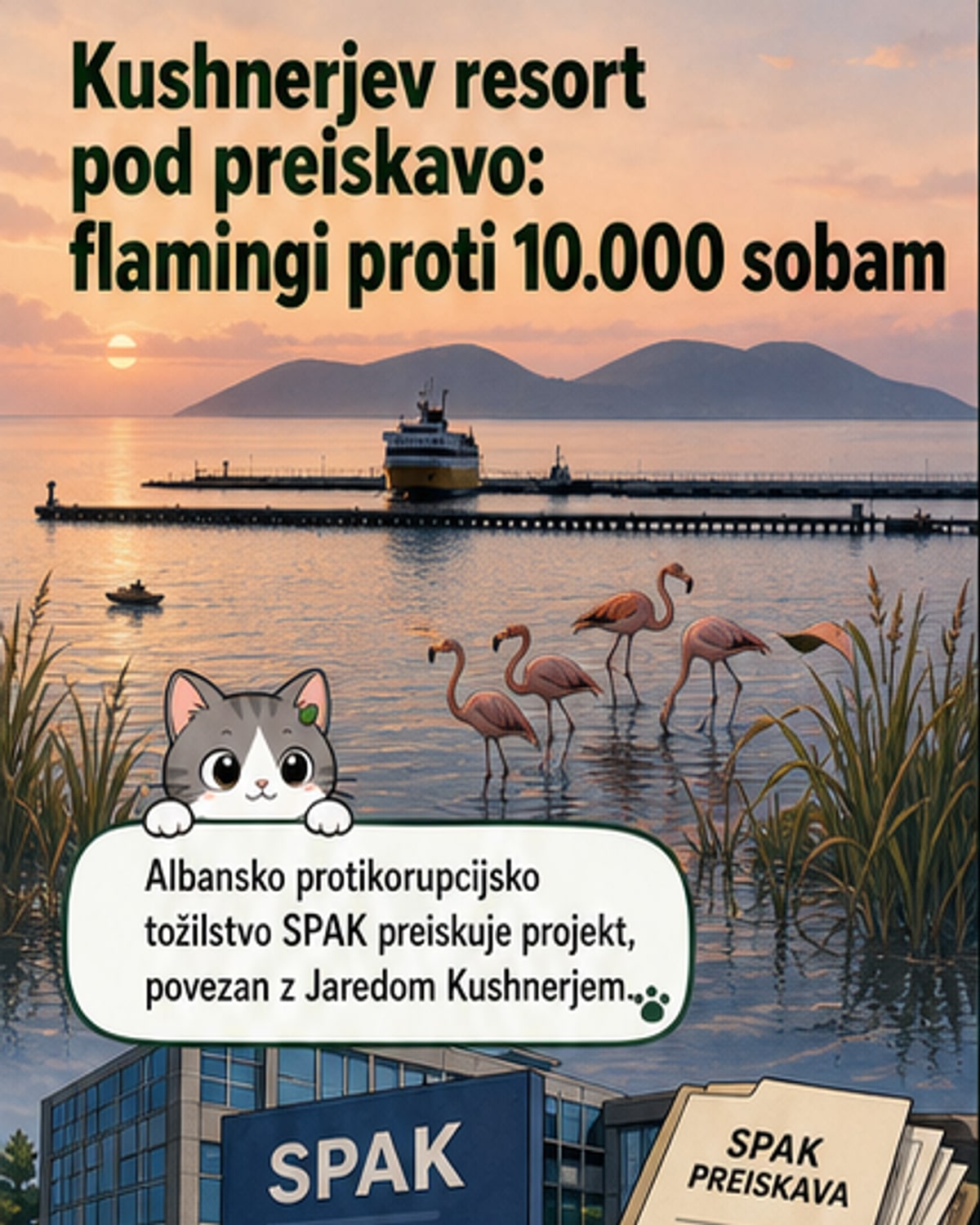 Preiskava Trumpovega zeta v Albaniji