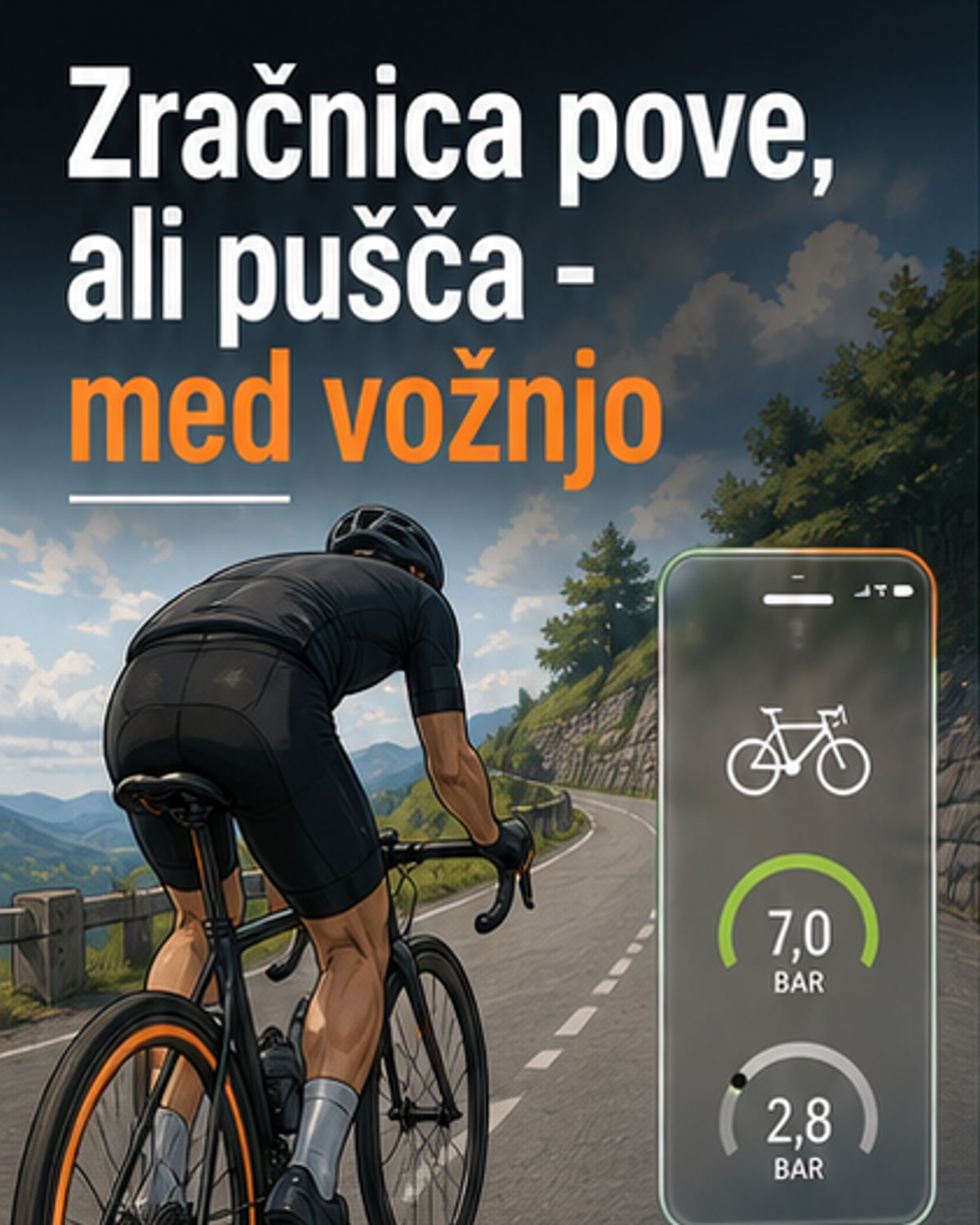Pametna zračnica meri tlak v realnem času