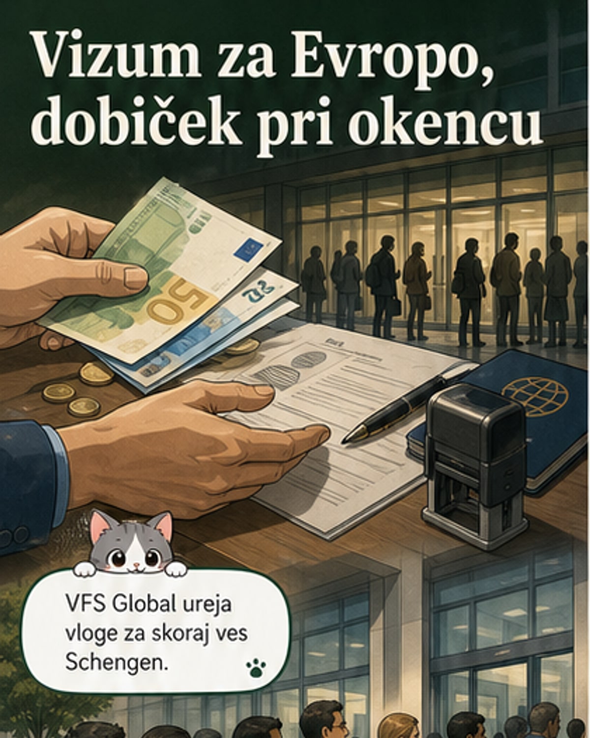 Kako zasebno podjetje zasluži na vizumih