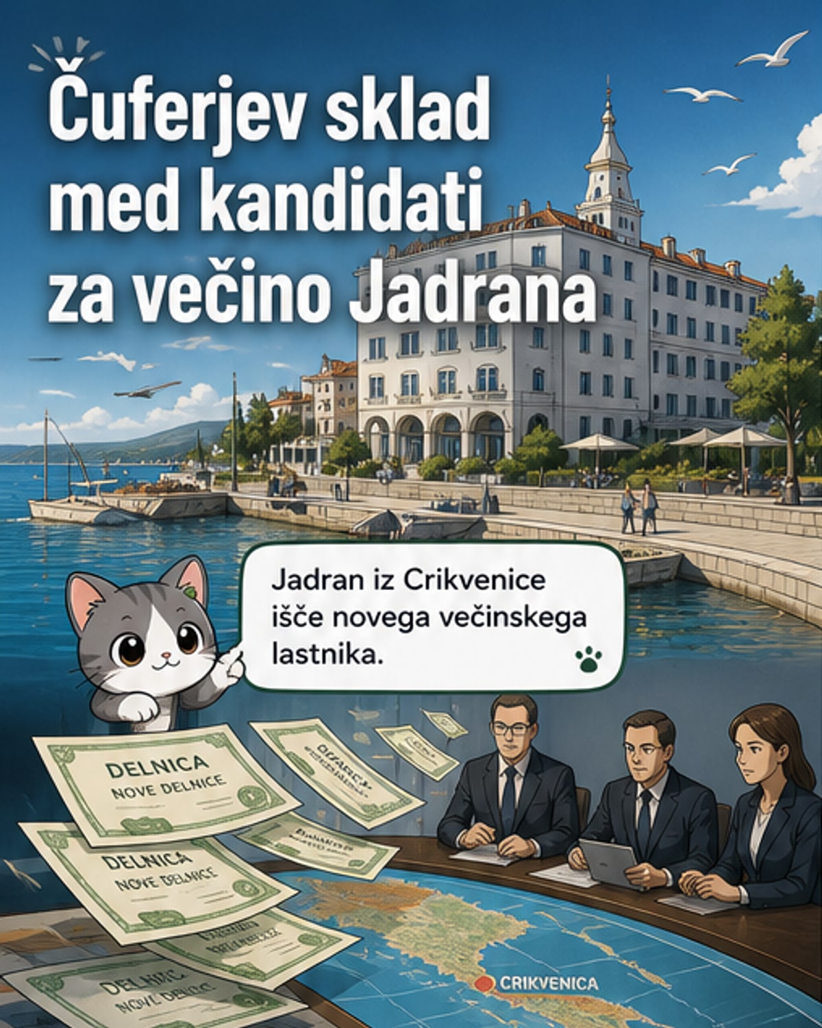 Slovenski sklad v tekmi za hrvaškega hotelirja