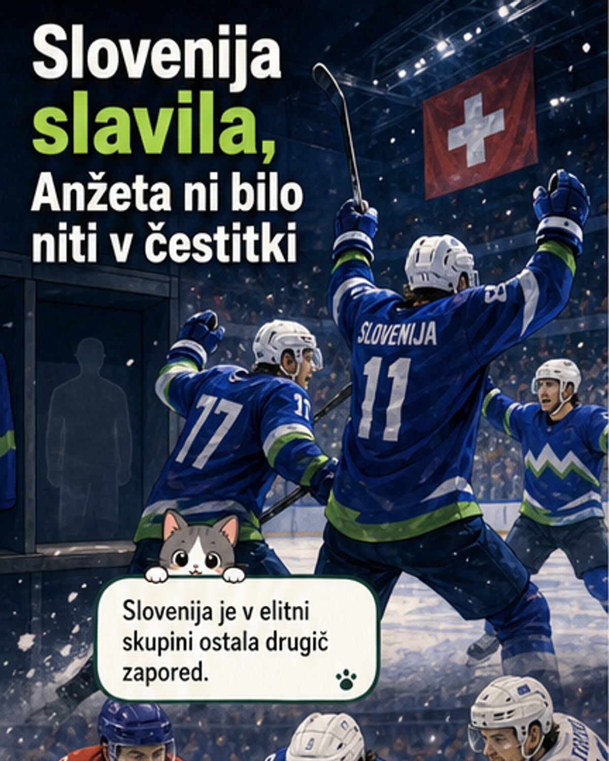Slovenija izjemna, Kopitar manjkala