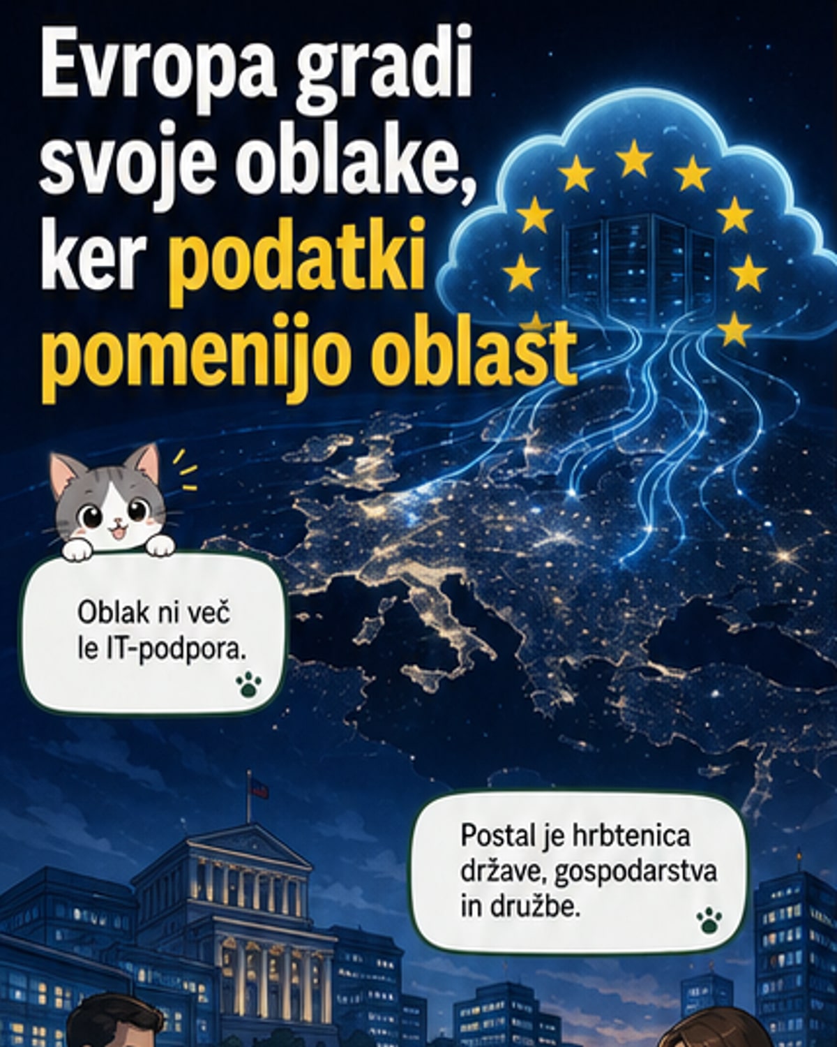 Evropa gradi lastne digitalne oblake