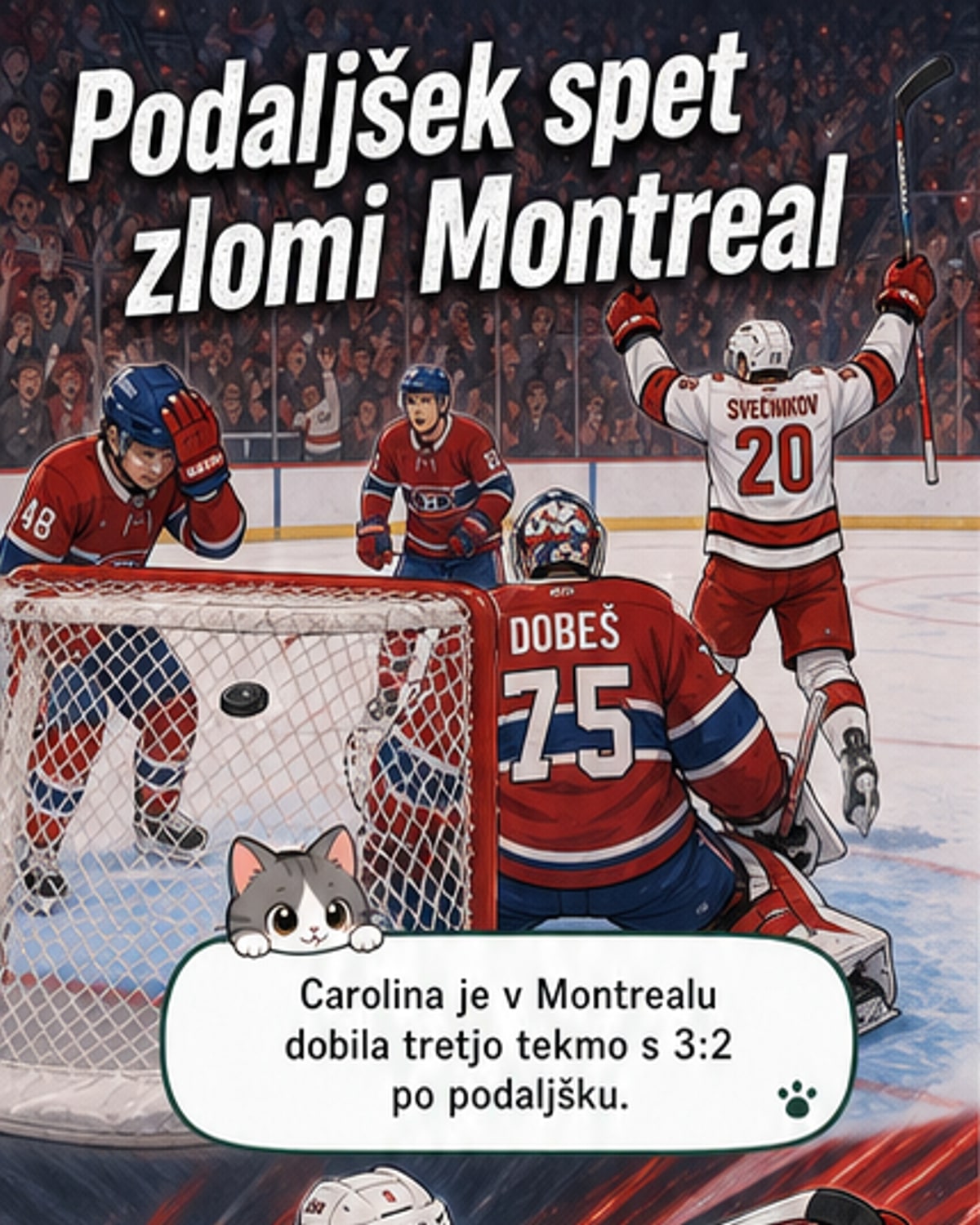 Podaljšek ponovno usoden za Montreal