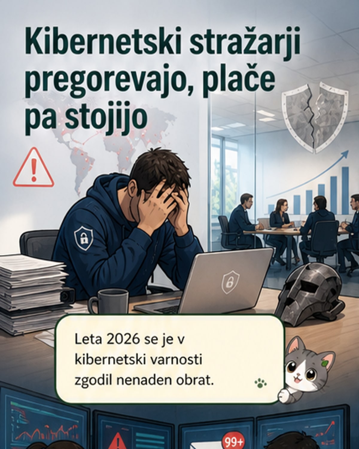 Kako varnostni strokovnjaki izgorevajo