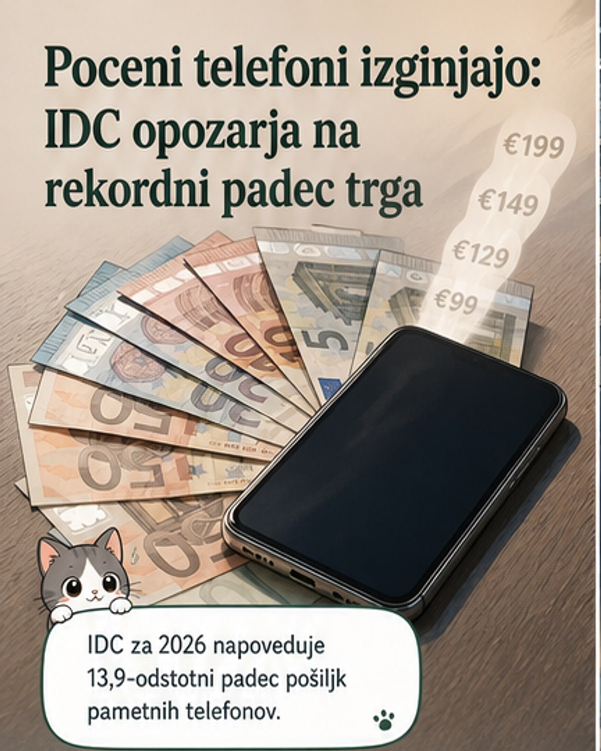 Časi poceni telefonov so mimo