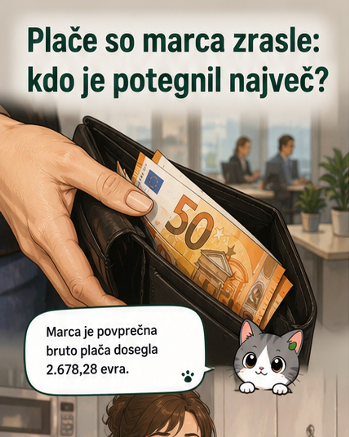 Kje v Sloveniji najbolj naraščajo plače?