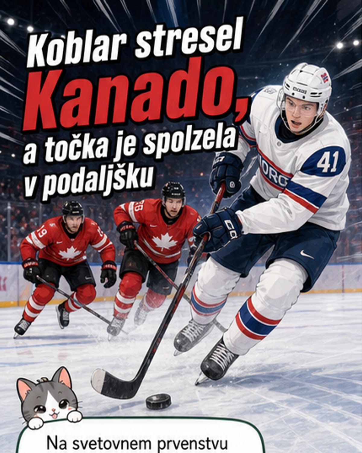 Koblarjev gol prinesel Norvežanom točko