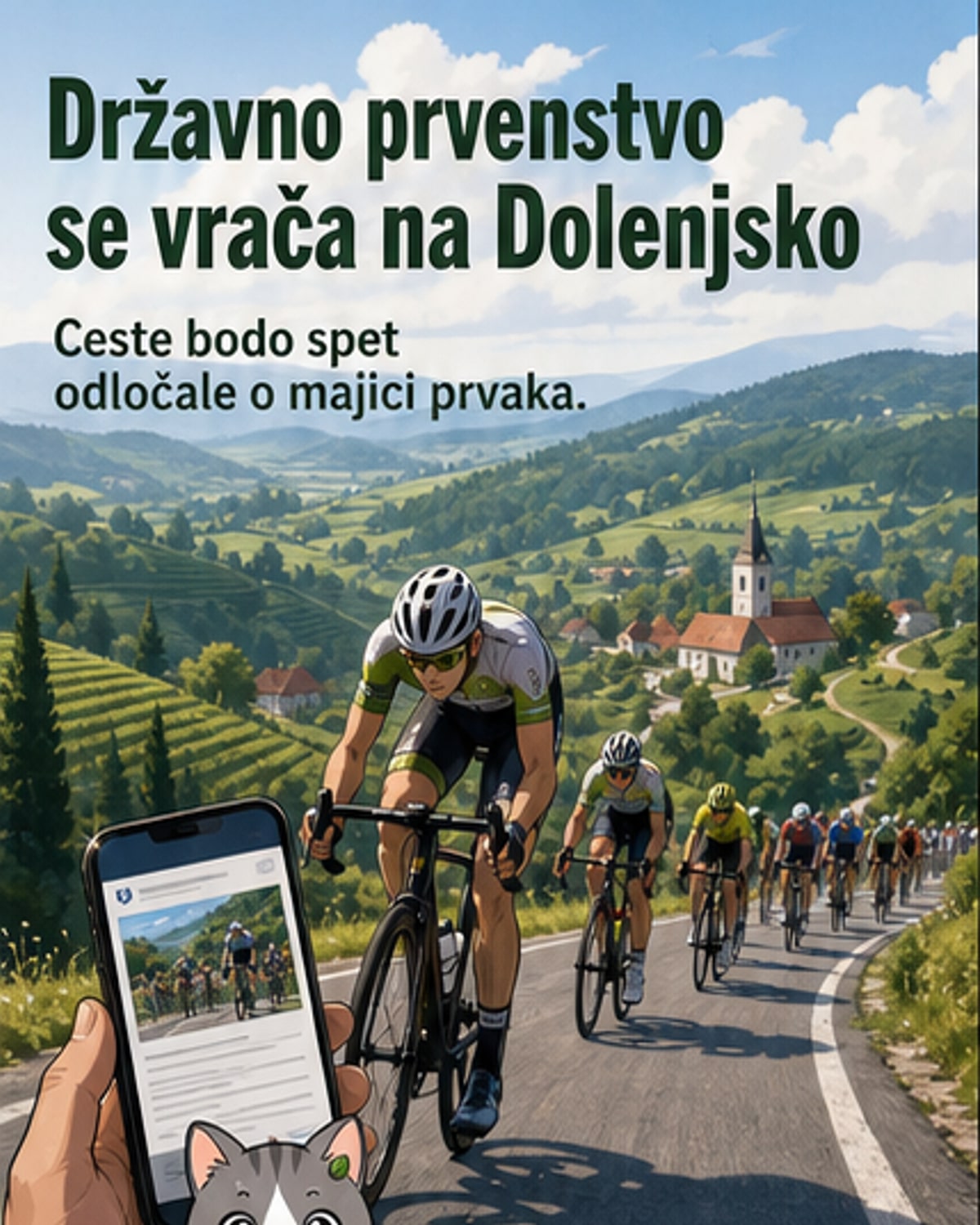 Državno prvenstvo v kolesarstvu se vrača na Dolenjsko