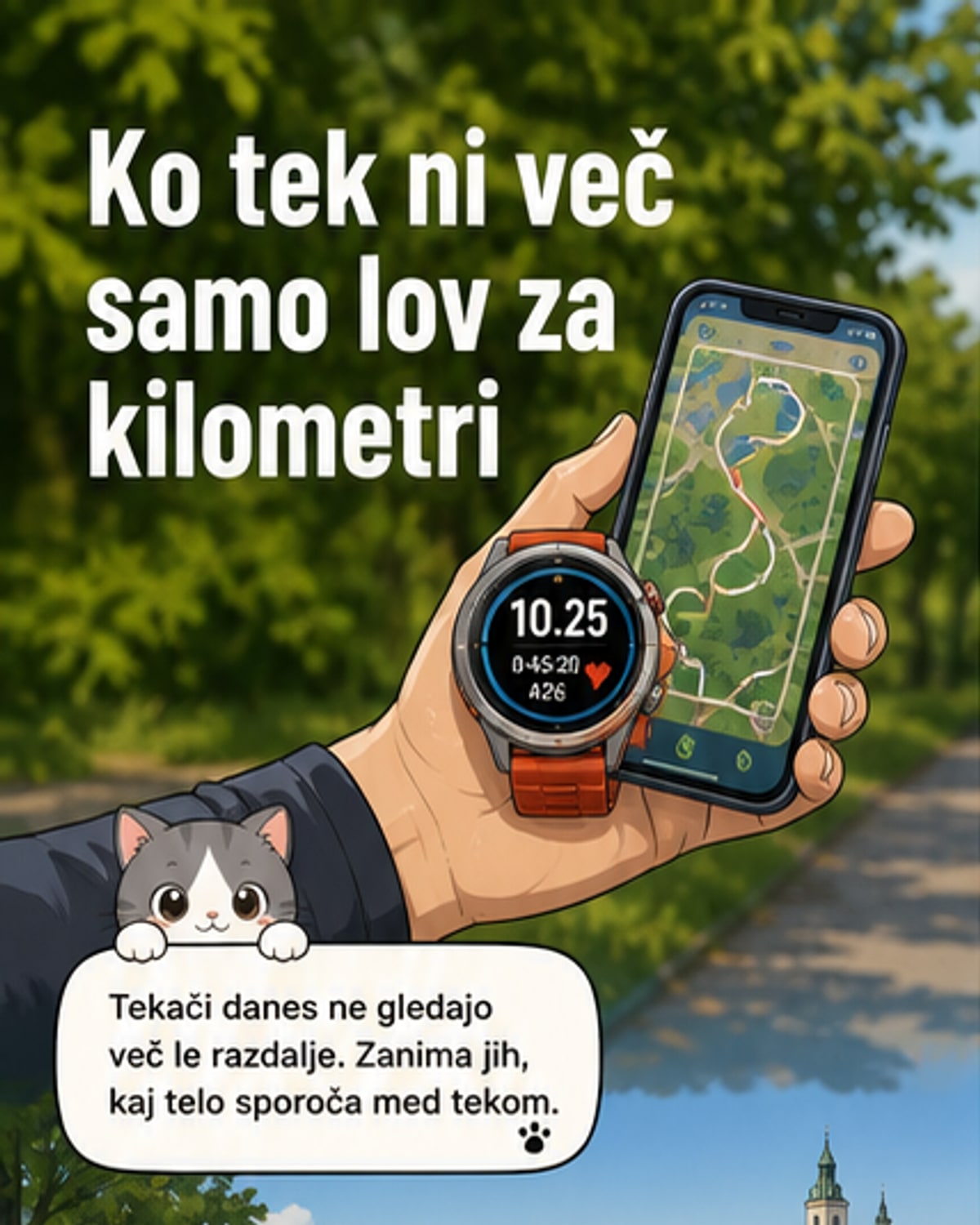 Huaweiova pametna ura spreminja tekaški trening